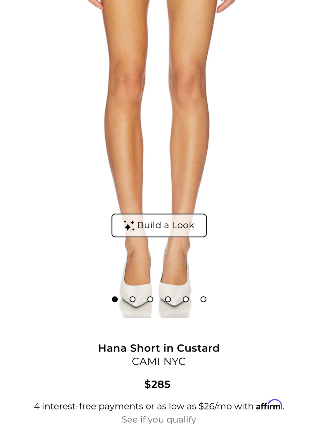 Revolve High-Waist Tailored Short In Butter Yellow